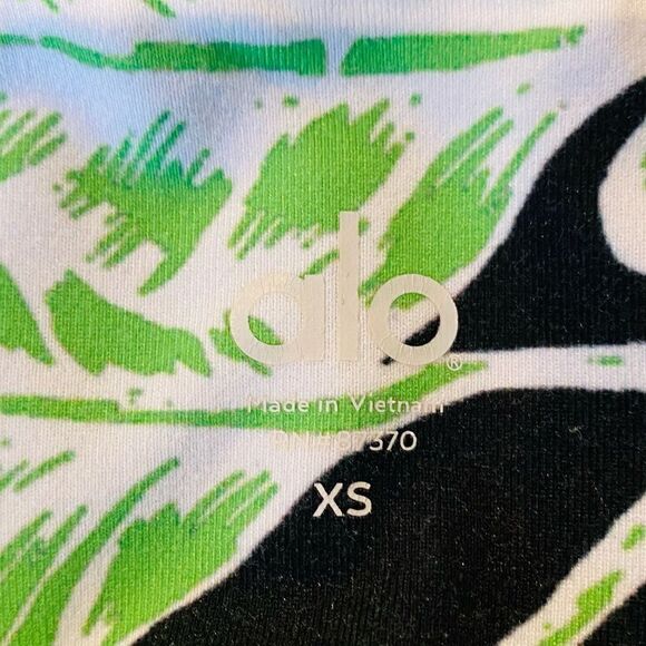 Alo Palm Springs Glowstick Black Goddess Legging Size XS - Picture 5 of 7